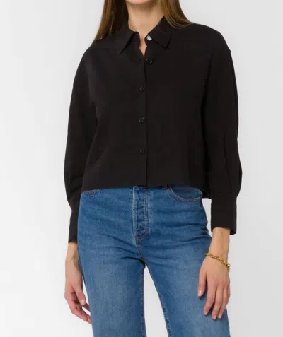 Velvet Heart Summerlyn Button Up Shirt In Black