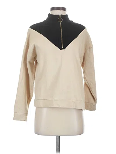 Pre-owned Velvet Heart Sweatshirt In Tan
