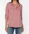 Velvet Heart Talma Shirt In Muted Mauve In Multi
