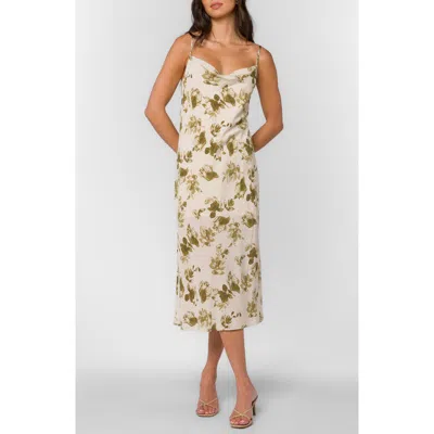 Velvet Heart Talulla Floral Midi Slipdress In White
