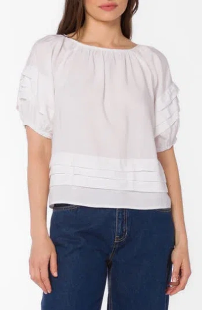 Velvet Heart Tashia Puff Sleeve Top In White