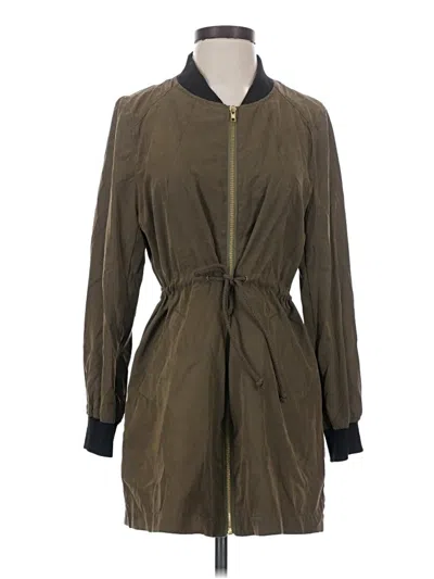 Pre-owned Velvet Heart Trenchcoat In Green