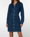 Velvet Heart Warner Lake Denim Dress In 726 Lake Mead