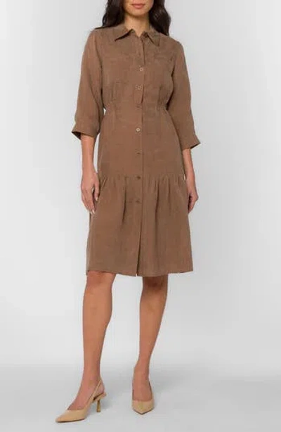 Velvet Heart Western Shirtdress In Brown
