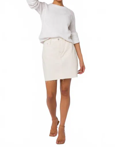 Velvet Heart Women's Kayla Denim Skirt In Ivory In Multi