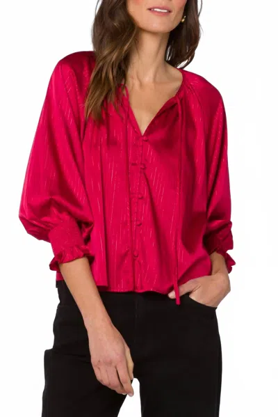 Velvet Heart Women's Tina Blouse In Red