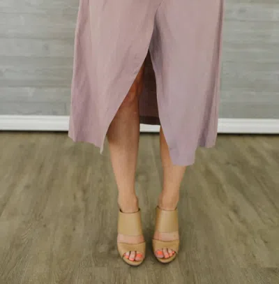 Velvet Heart Zenya Wrap Skirt In Mauve In Multi