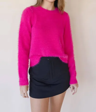 Velvet Heart Zosia Sweater In Hot Pink