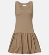 Velvet Isla Cotton-blend Poplin Minidress