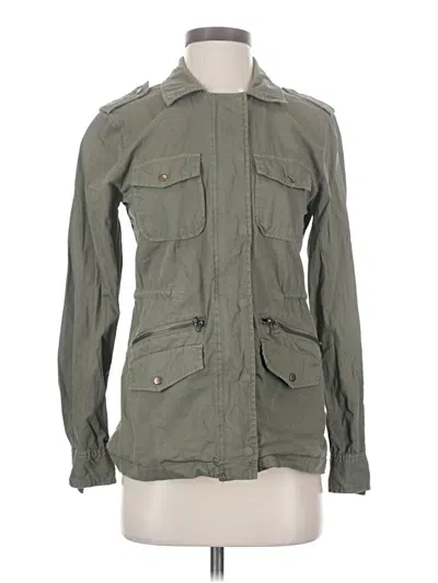 Pre-owned Velvet Jacket In Green