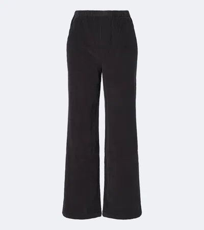 Velvet Jayda Cotton Wide-leg Pants In Black