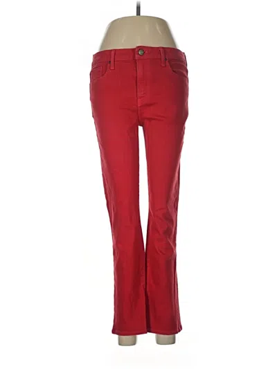 Pre-owned Velvet Jeans In Red