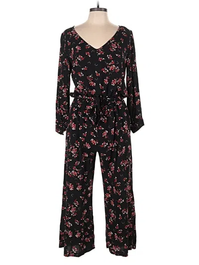 Pre-owned Velvet Jumpsuit In Black