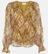 Velvet Kathy Georgette Blouse In White