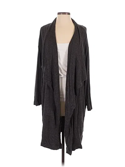 Pre-owned Velvet Kimono In Gray