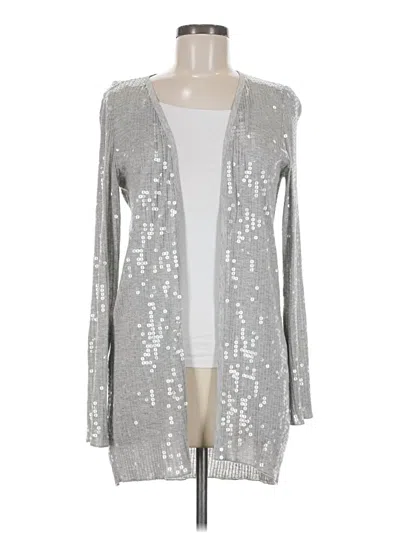 Pre-owned Velvet Kimono In Silver