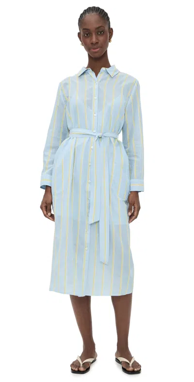 Velvet Kimora Shirtdress Blue