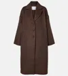 Velvet Lafayette Wool-blend Coat In Brown