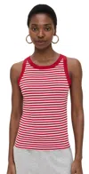 Velvet Lua Tank Red In Red