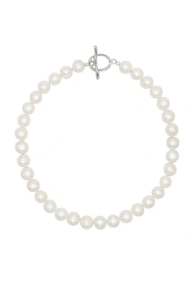 Velvet Luna Natural Large Pearl Necklace In Neutral