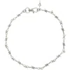 Velvet Luna Wire Chain Necklace In Silver