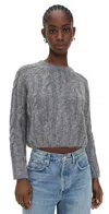 Velvet Marina Sweater Heather Grey In Gray