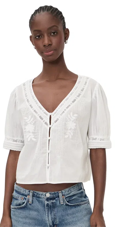 Velvet Mavis Blouse White