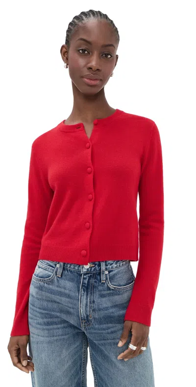 Velvet Nolie Cashmere Cardigan Red