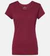 Velvet Odelia Cotton Jersey T-shirt In Burgundy