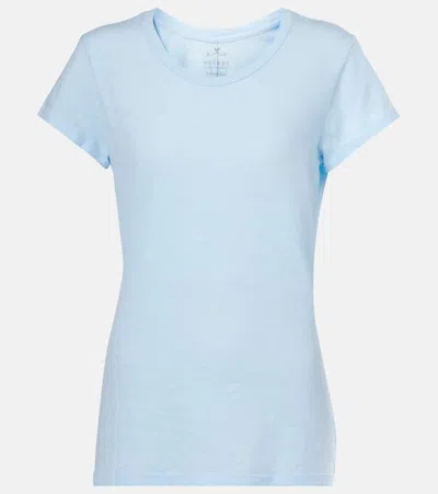 Velvet Odelia Cotton Slub T-shirt In Blue