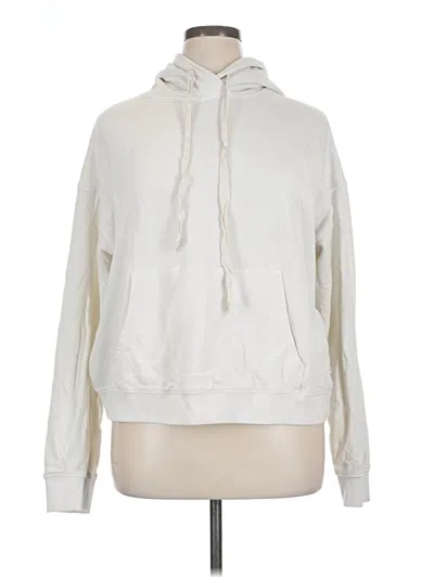 Pre-owned Velvet Pullover Hoodie In White