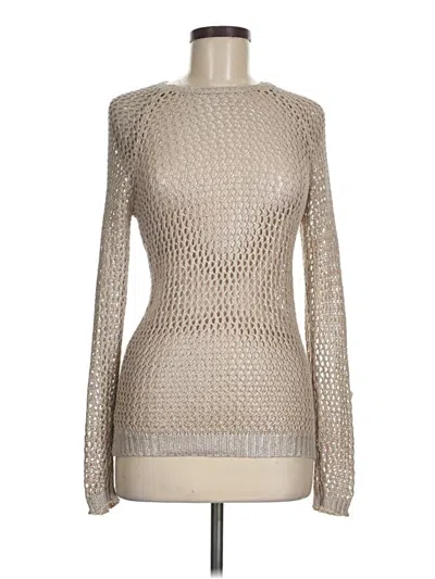 Pre-owned Velvet Pullover Sweater In Brown