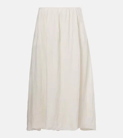 VELVET RACHELLE LINEN MIDI SKIRT