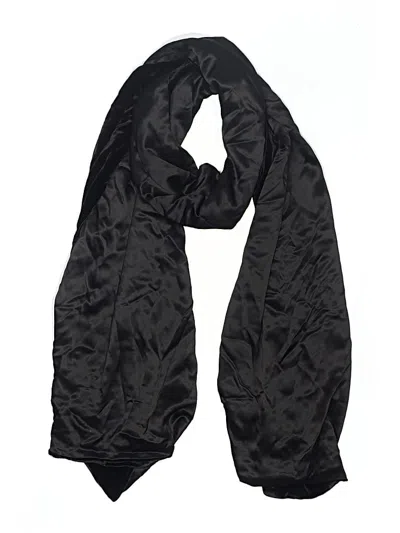 Velvet Scarf In Black