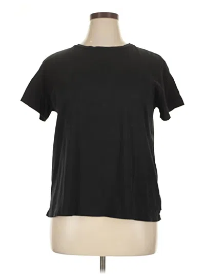 Pre-owned Velvet Short Sleeve T-shirt In Black