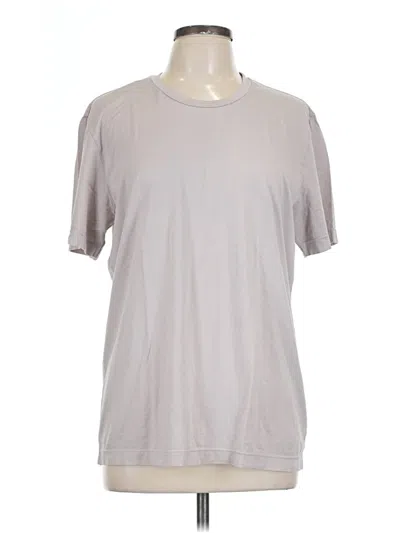 Pre-owned Velvet Short Sleeve T-shirt In Brown