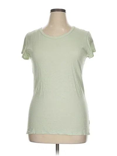 Pre-owned Velvet Short Sleeve T-shirt In Green
