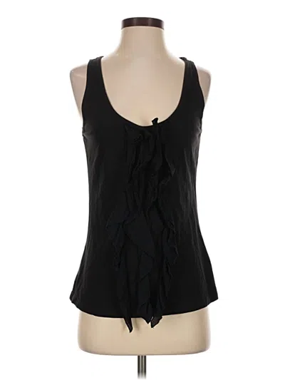Pre-owned Velvet Sleeveless Blouse In Black