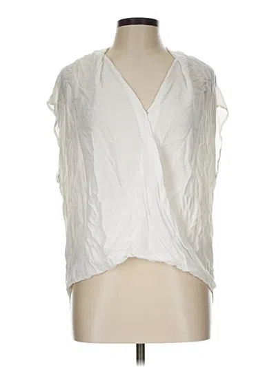 Pre-owned Velvet Sleeveless Blouse In Ivory