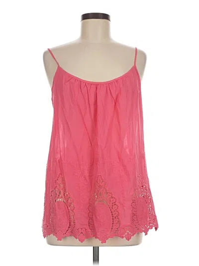 Pre-owned Velvet Sleeveless Blouse In Pink