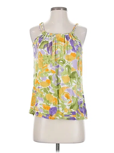Pre-owned Velvet Sleeveless Blouse In Yellow