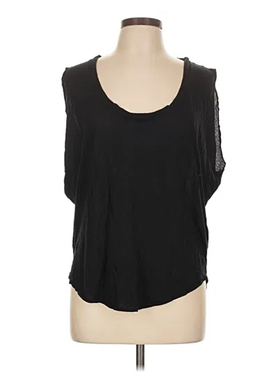 Pre-owned Velvet Sleeveless T-shirt In Black