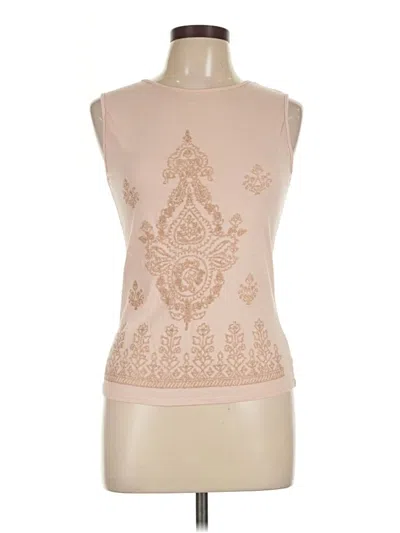 Pre-owned Velvet Sleeveless T-shirt In Tan