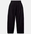 Velvet Sophia Cotton Poplin Wide-leg Pants