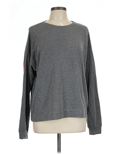 Pre-owned Velvet Sweatshirt In Gray
