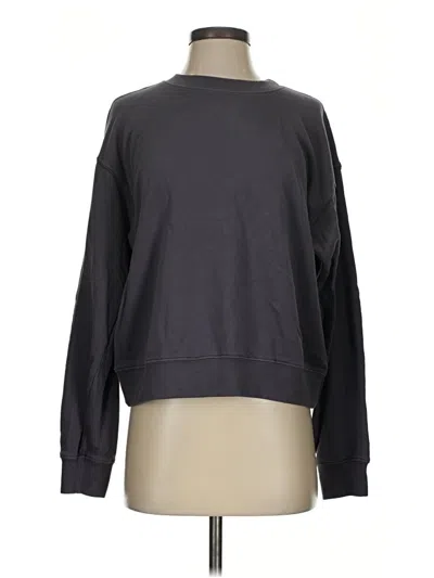 Pre-owned Velvet Sweatshirt In Gray