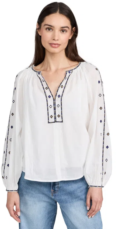 Velvet Tina Blouse White