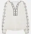 Velvet Tina Blouse White In Weiss