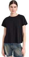 Velvet Topanga Tee Black In Black