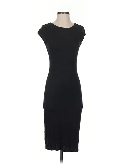 Pre-owned Velvet Torch Casual Dress In Black